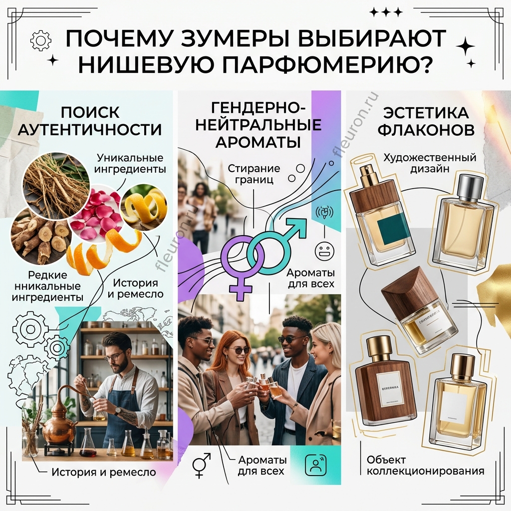 Почему поколение Z выбирает нишевые ароматы: причины нового парфюмерного тренда