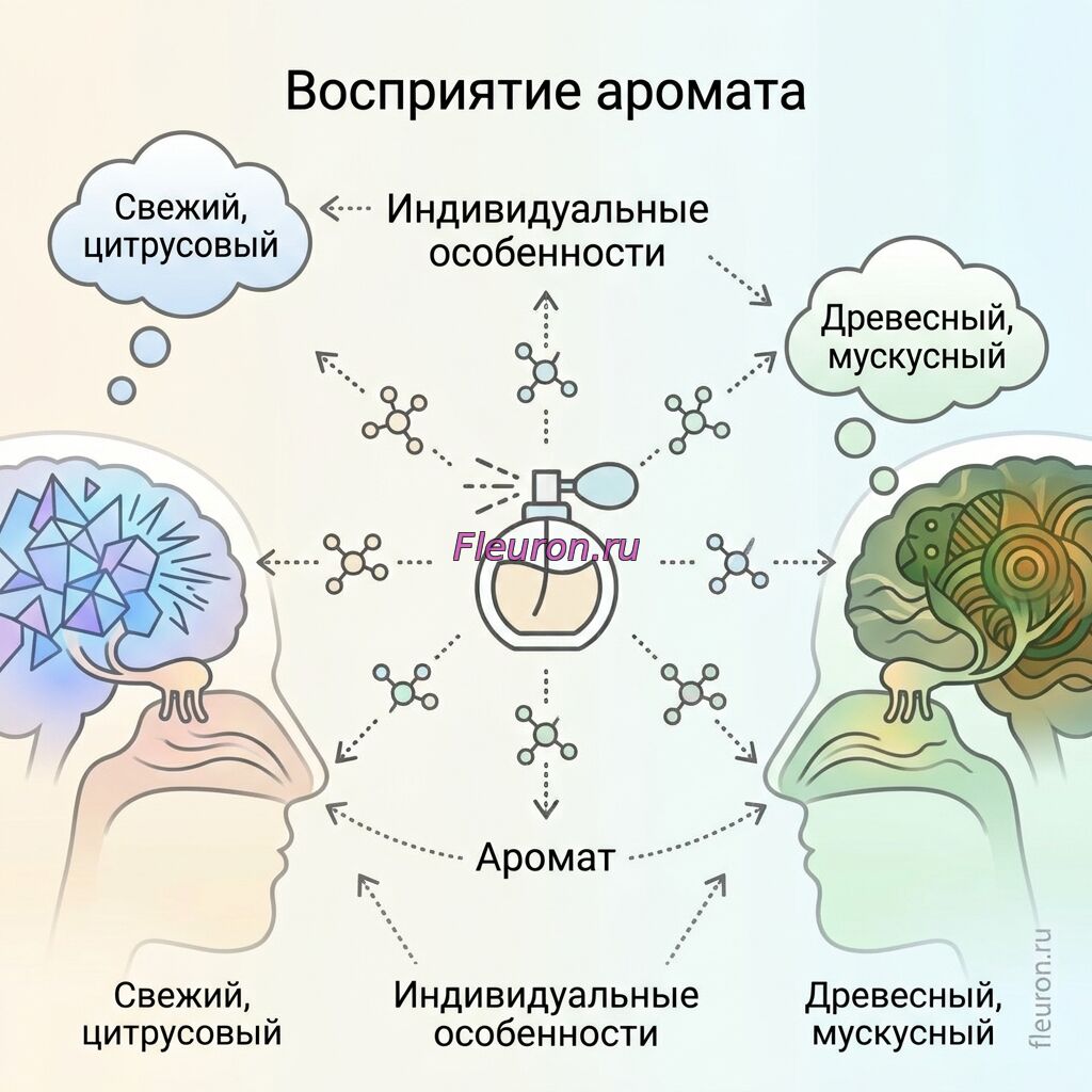 Почему один и тот же парфюм на разных людях пахнет совершенно по-разному