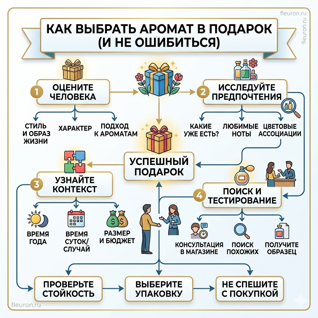 Как выбрать аромат в подарок (и не ошибиться)