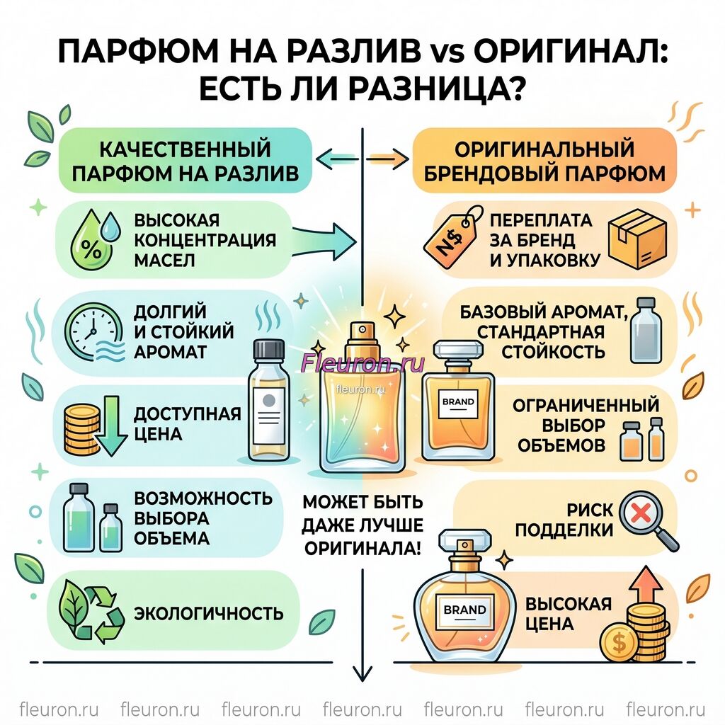 Парфюм на разлив vs оригинал: есть ли разница?