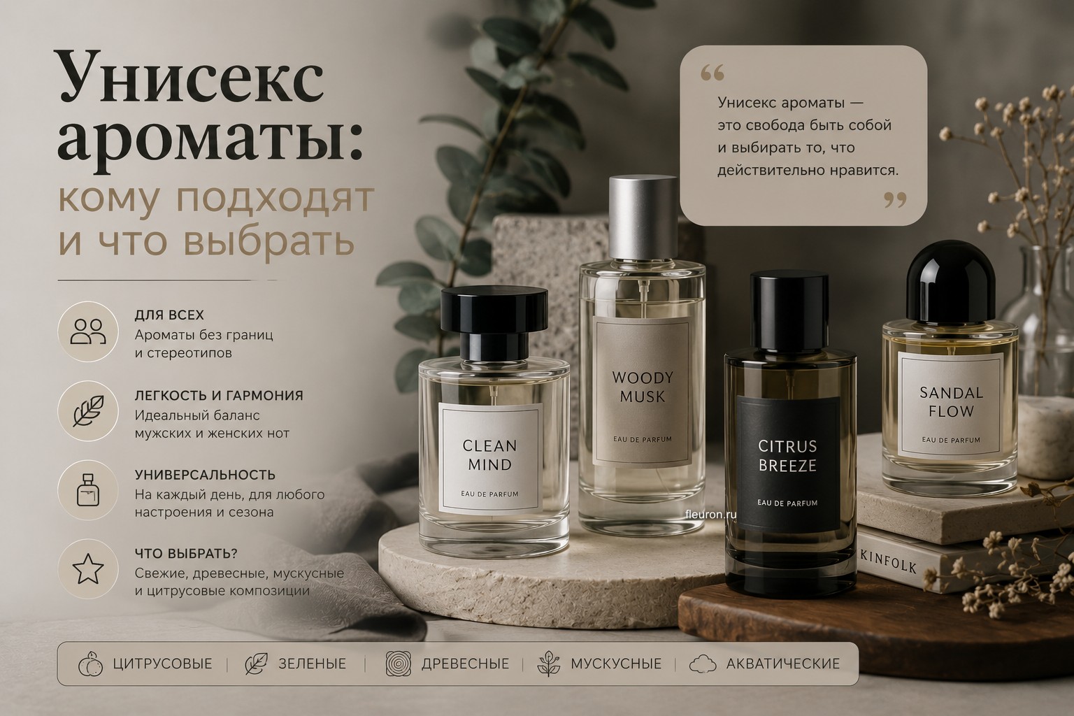 Унисекс ароматы: кому подходят и что выбрать