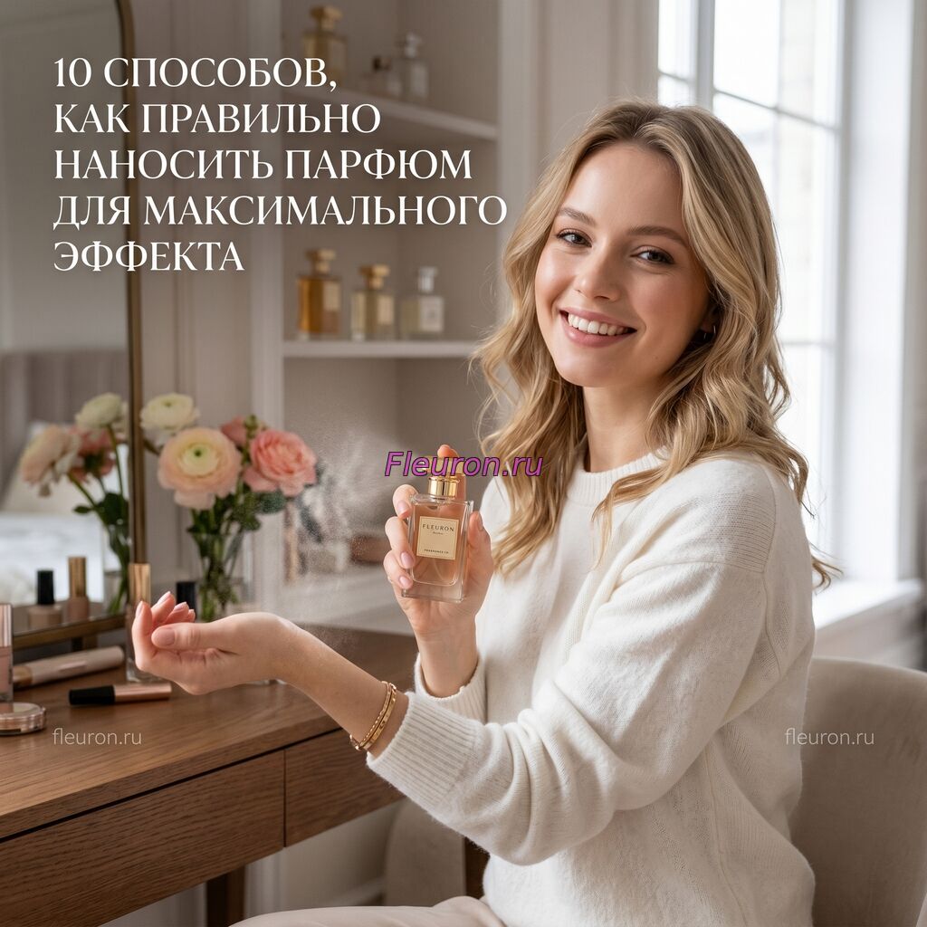 10 способов, как правильно наносить парфюм для максимального эффекта