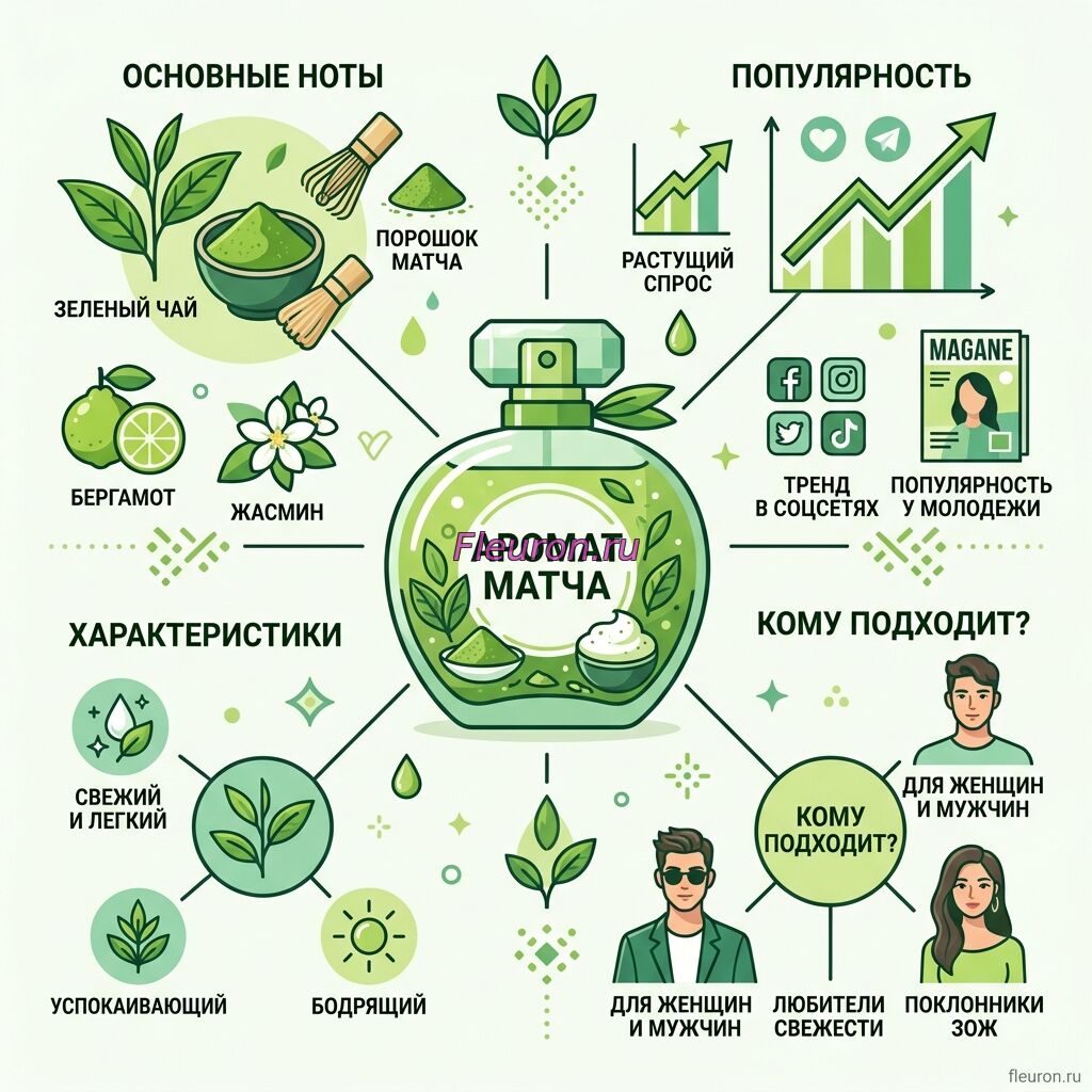 Matcha Perfume — новый главный тренд парфюмерии